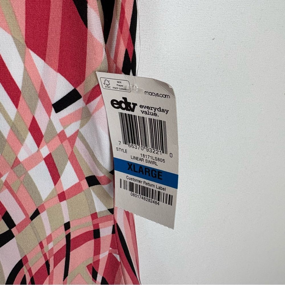 NWT Style & Co.‎ Sleeveless Patterned Blouse - Picture 5 of 5
